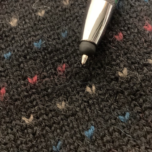 Vintage Worsted Wool Mens Sweater Vest size large made by Carriage Trade Macau - Picture 8 of 8